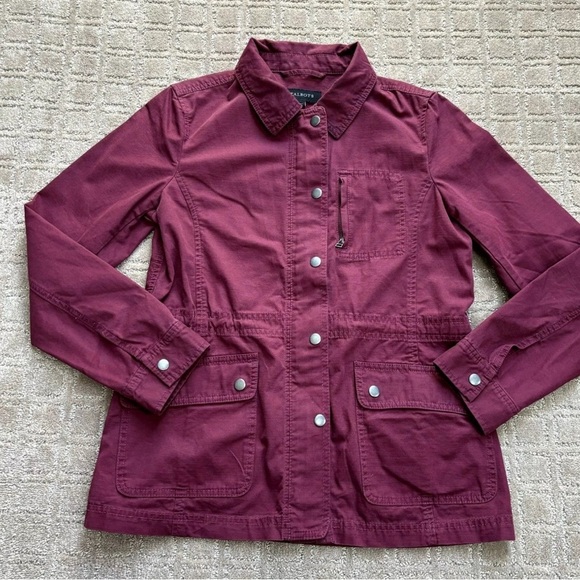 Talbots Jackets & Blazers - Talbot Burgundy Jacket